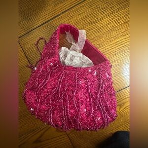 Beaded Pink Bag